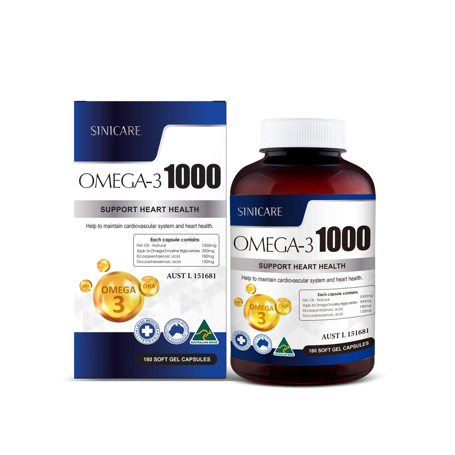 Omega-3 1000 180s