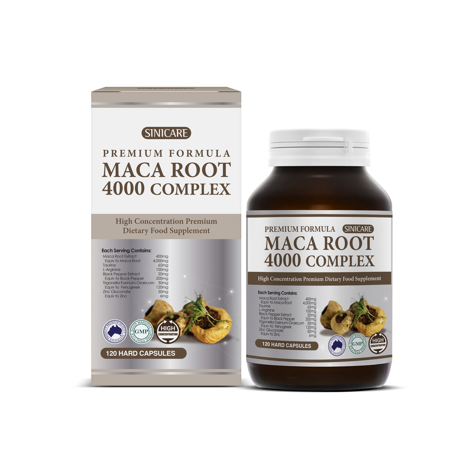 Maca Root 4000 Complex 120s