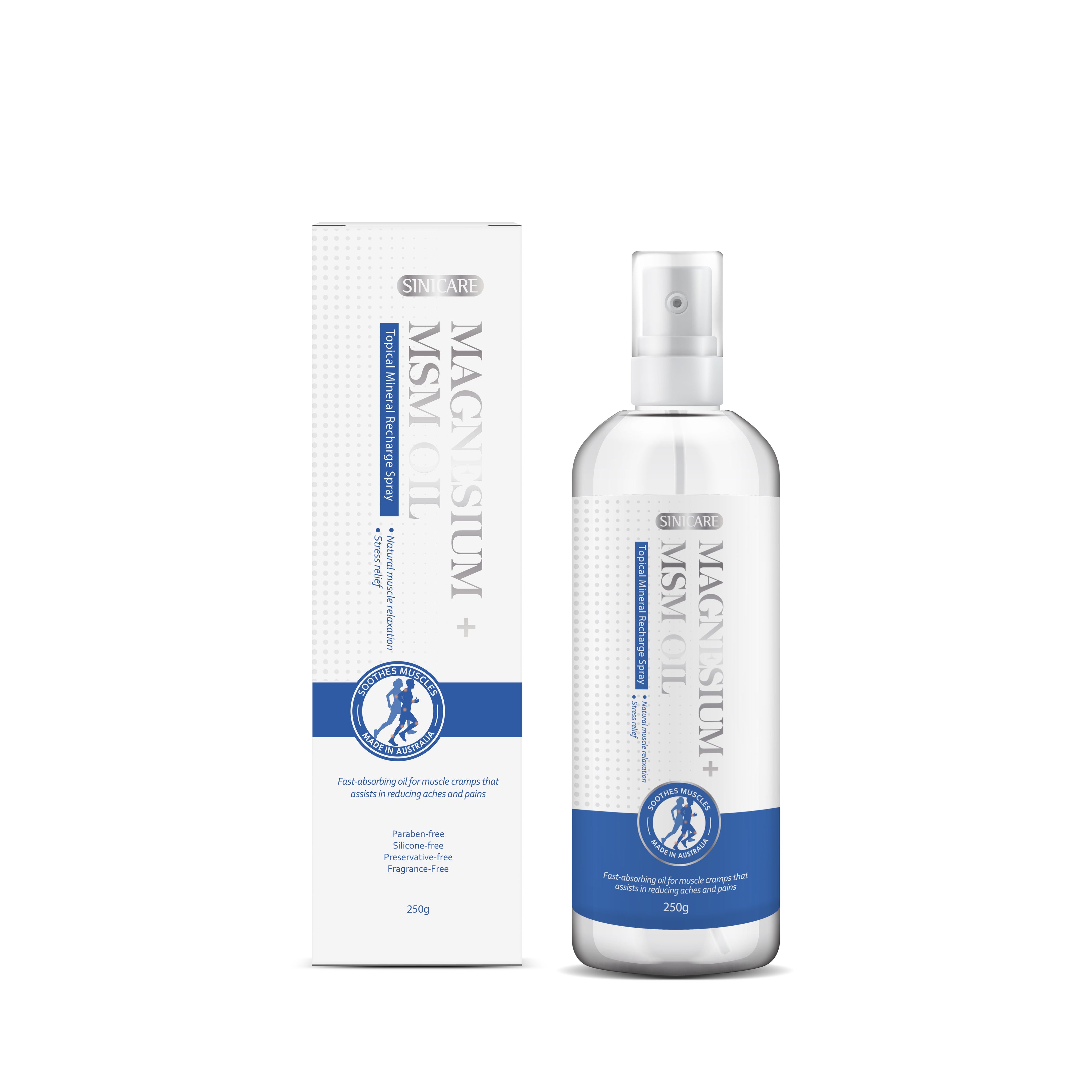 Magnesium + MSM Oil 250g (Spray Type)