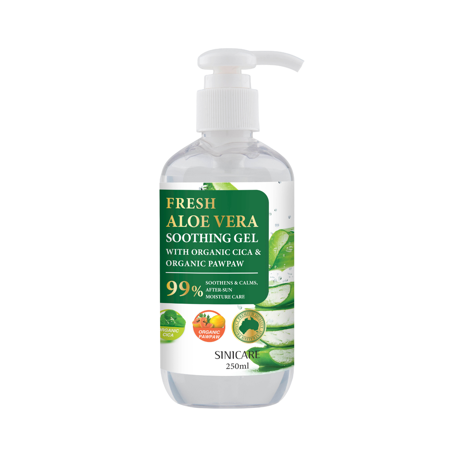 Australian Aloe 98% Soothing & Cooling Gel 250ml