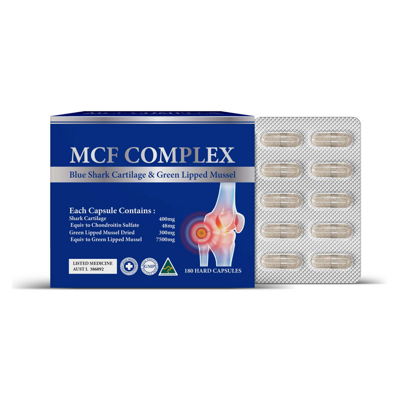 MCF COMPLEX 180c- Blue Shark Cartilage & Green Lipped Mussel