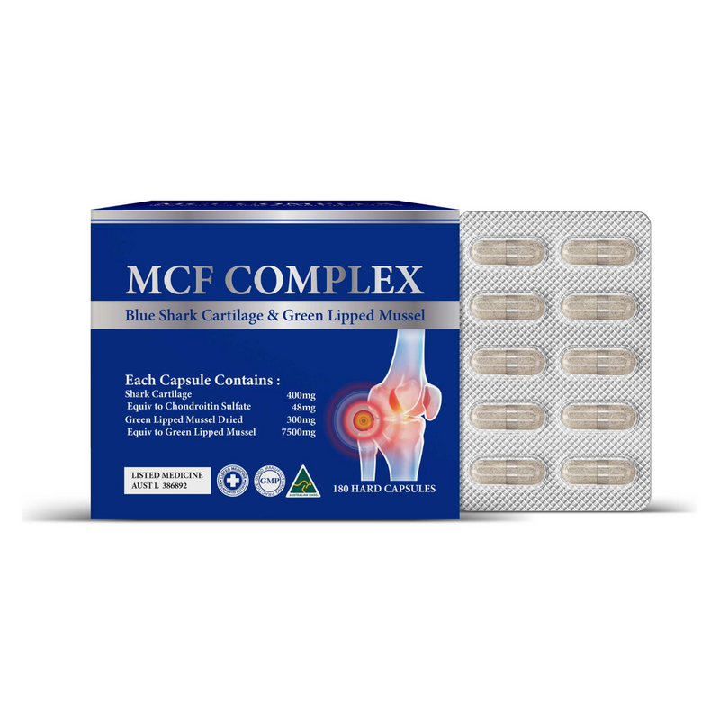 MCF COMPLEX 180c- Blue shark cartilage & Green Lipped Mussel